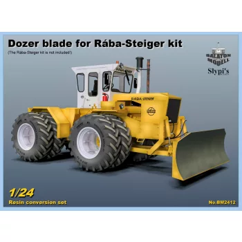 Rába dozer blade 1/24 resin model kit by Balaton Modell