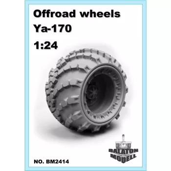 YA-170 wheels set (x6), 1/24
