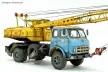 MAZ-500/SMK-10 Sowjetische kran, Resin-Modellbausatz, 1/35 