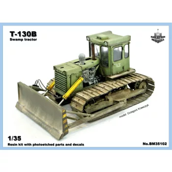 T-130B 1/35 resin model kit by Balaton Modell