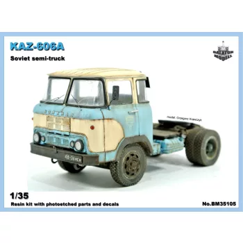 KAZ-606A Sattelzugmaschine, 1/35