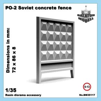 PO-2 Betonzaun, 1/35