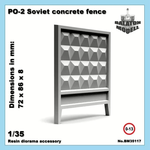 PO-2 Betonzaun, 1/35