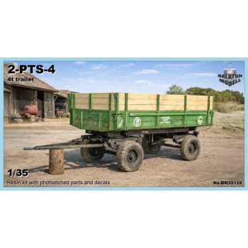 2-PTS-4 trailer, 1/35