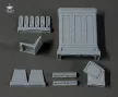 Wohnungseinrichtung im Stil der 60er Jahre, 1/35