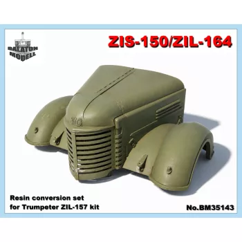   ZiS-150/ ZiL-164 LKW-Motorhaubengrill und Kotflügel (für Trump. Zil-157), 1/35