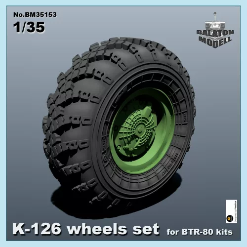 K-126 Rädersatz für BTR-80 Bausätze, 1/35