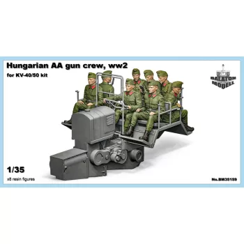 Hungarian AA gun crew for KV-40/50 kits, 1/35 (x8 figures)