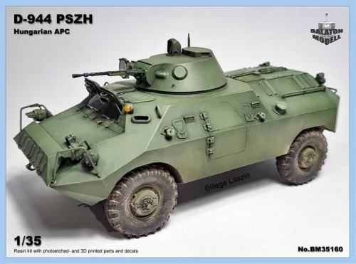 D944 PSZH, Ungarischer gepanzerter Mannschaftstransportwagen Resin-Modellbausatz, 1/35