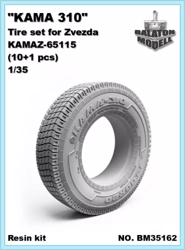 KAMA 310 Reifensatz für Zvezda Kamaz 65115, 1/35