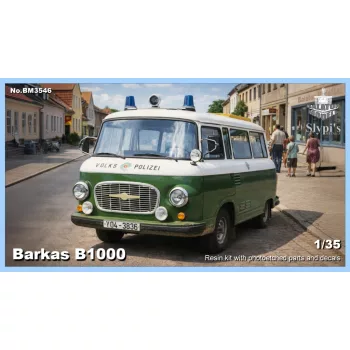 Barkas B1000 van resin model kit, 1/35