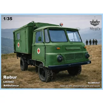   Robur LO2002 East-German Military Ambulance Truck, resin model kit, 1/35