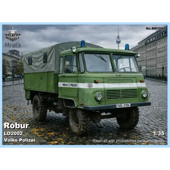   Robur LO2002 Volks Polizei East-German light truck, resin model kit, 1/35