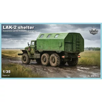 LAK-2 shelter, 1/35 for Trumpeter Ural kit