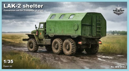 LAK-2 Unterstand, 1/35 für Trumpeter Ural Bausatz