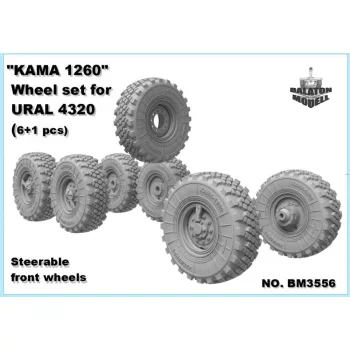 KAMA-1260 Rädersatz für Trumpeter Ural Bausätze, 1/35