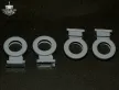 Gebrauchter Reifensatz, 3D druck (x4), 1/35