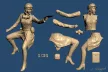 Izh Jupiter mit Dieselpunk-Figur, 1/35