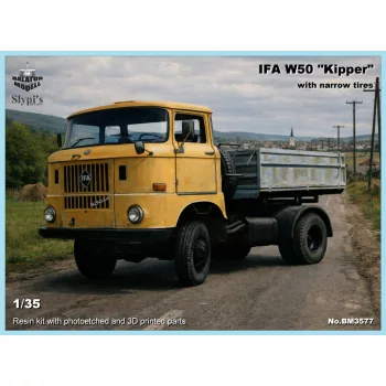 IFA W50 kipper 1/35 resin model kit by Balaton Modell 