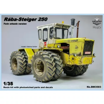 Rába-Steiger twin wheels 1/35 resin model kit by Balaton Modell