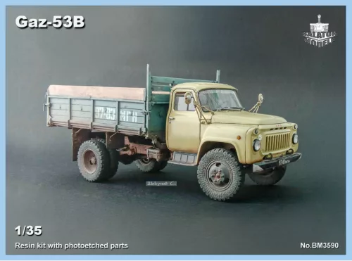 Gaz-53B, Sowjetischer LKW, Resin-Modellbausatz, 1/35