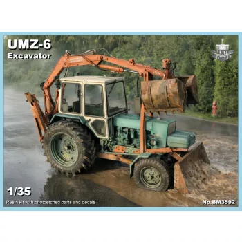UMZ-6 Soviet excavator, resin model kit, 1/35