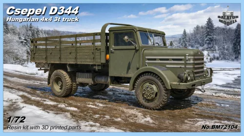 Csepel D344 LKW, 1/72 (ausstehend)