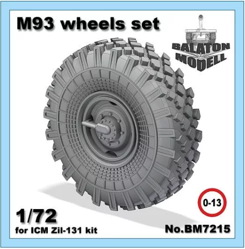 M-93 Rädersatz für ICM Zil-131 Bausatz, 1/72
