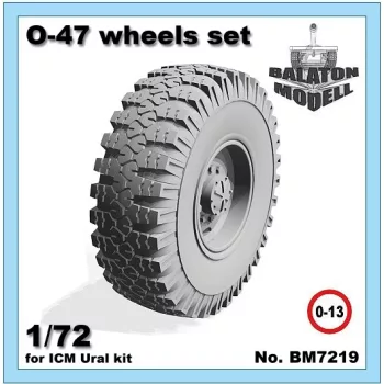 O-47 Rädersatz für ICM Ural-375/4320 Bausatz, 1/72