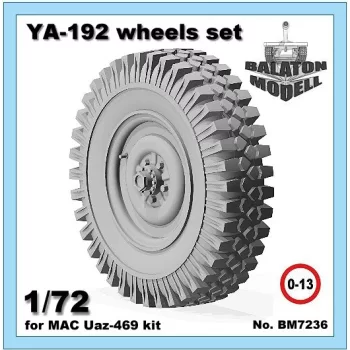 YA-192 Rädersatz für MAC Uaz Bausatz, 1/72