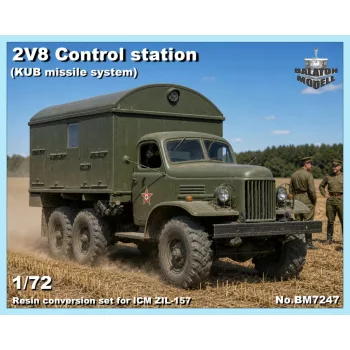2V8 control station for ICM Zil-157 kit