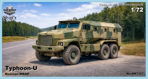 Typhoon-U, Russischer militär MRAP, Resin-Modellbausatz, 1/72