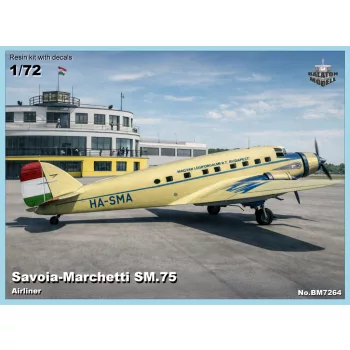   Savoia-Marchetti S.M.75 Italian Airliner, resin model kit, 1/72