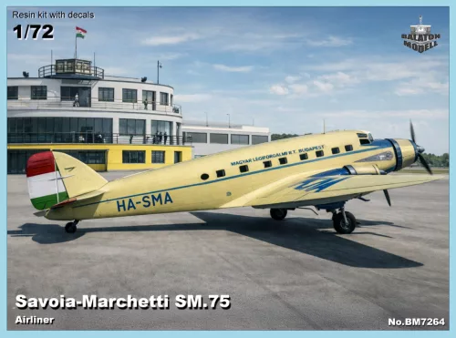Savoia-Marchetti S.M.75 Italian Airliner, resin model kit, 1/72