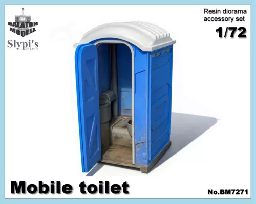 Mobile Toilettenkabine, 1/72