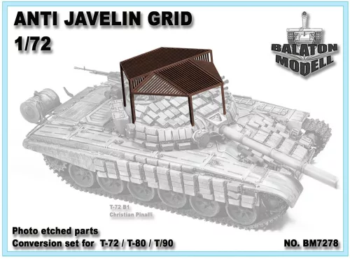 Javelin-Abwehrgitter für T-72/T-80 Bausätze, 1/72