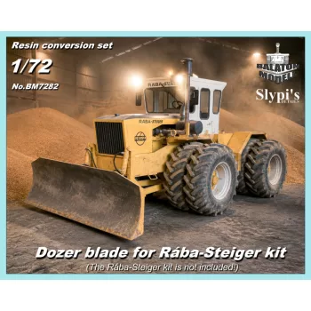 Rába dozer blade 1/72 resin model kit by Balaton Modell