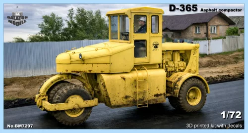 D-365 Sowjetische Asphaltverdichter, Resin-Modellbausatz 1/72