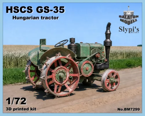 HSCS GS-35 Traktor mit Metallrädern 1/72