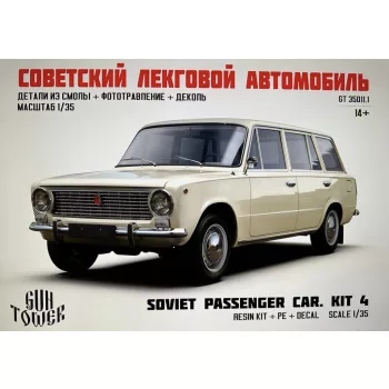 GT Soviet passenger car Lada 2102, 1/35 (Gun Tower Models)