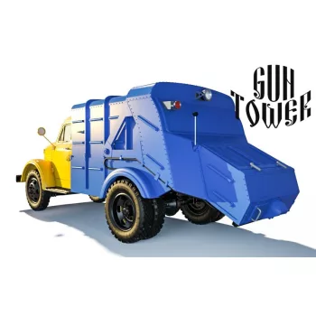 GT Soviet garbage truck Kit 2 (51A), 1/35 (Guntower Models)
