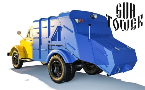 GT Soviet garbage truck Kit 2 (51A), 1/35 (Guntower Models)