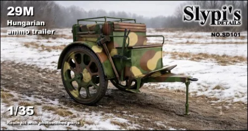 29M ungarischer Munitionsanhänger für 29M Bofors Flakgeschütz