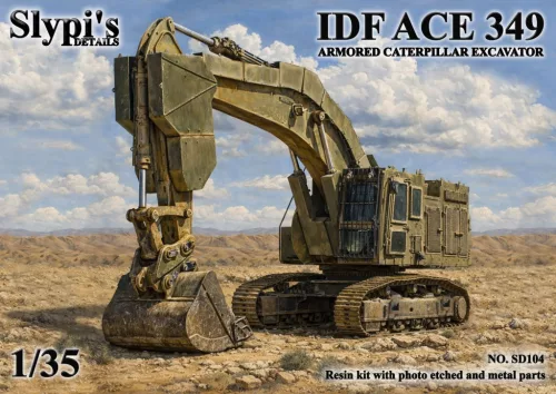IDF ACE 349 excavator, 1/35
